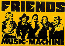 Aufkleber "Friends Music Machine"