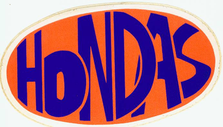 Hondas Aufkleber
