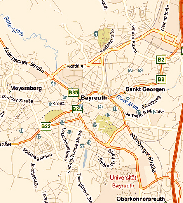 Bayreuth Locations