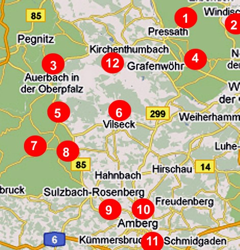 Locations Pfalz